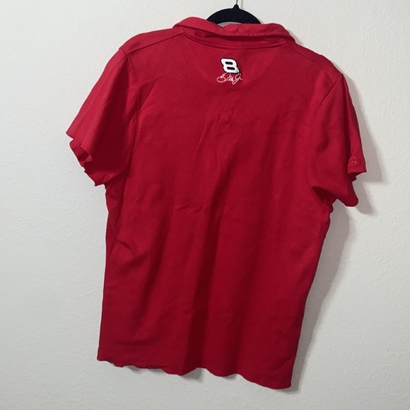 🎱Rare Nascar Chase Authentic Budweiser Red Polo Shirt of #8 Dale Earnhardt Jr.! - Picture 9 of 10